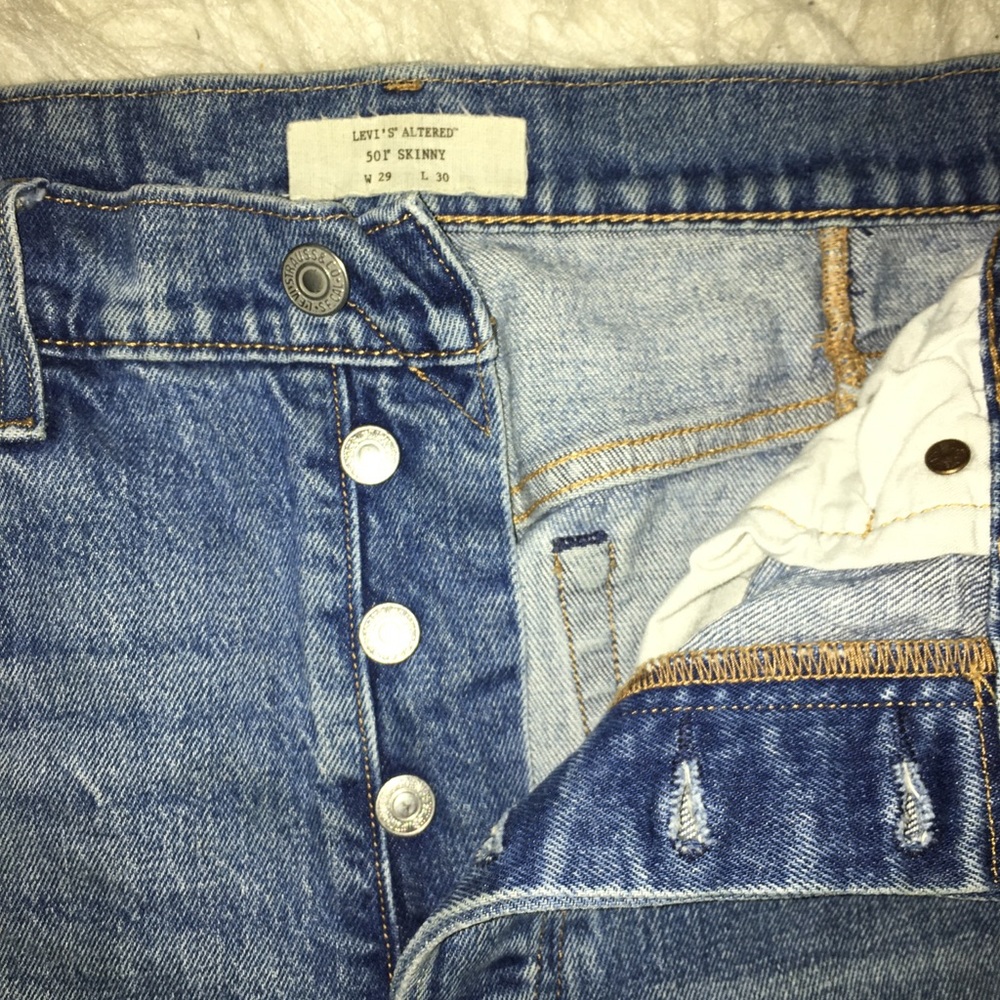 Levi’s Altered 501 Skinny Jeans